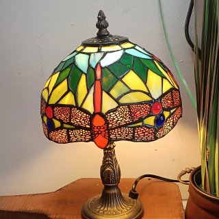 Lampada Tiffany Libellule in Vetro (leer)