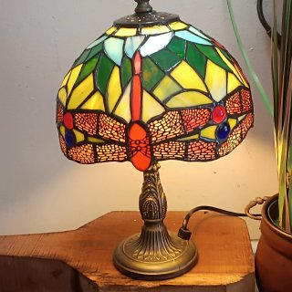 Lampada Tiffany Libellule in Vetro (leer)