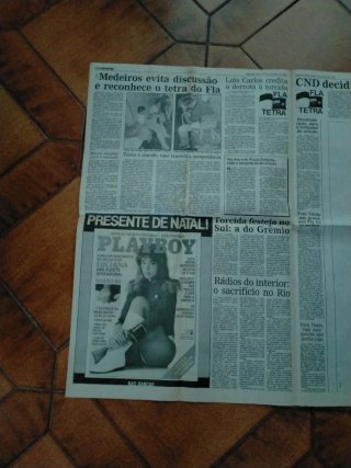 Quotidiano O Globo Brasile 14/12/1987
