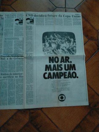 Quotidiano O Globo Brasile 14/12/1987