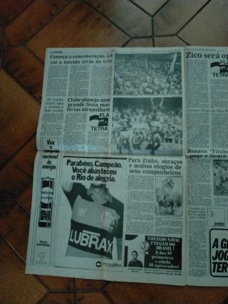 Quotidiano O Globo Brasile 14/12/1987