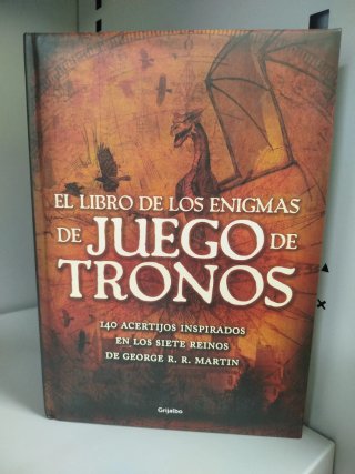 El libro de los enigmas de Juego de Tronos.