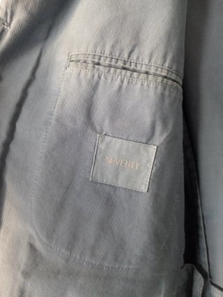 Giacca uomo azzurro 100% cotone