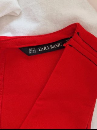 Vestido Rojo Zara