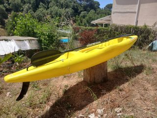 Kayak Amarillo con Remo