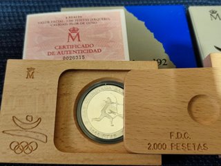 Monedas 2000 Pesetas Barcelona '92 (2)