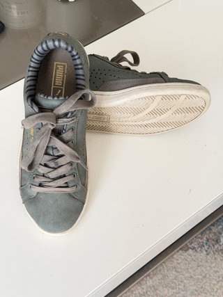 Zapatillas Puma Match 74 Ante Gris Talla 38