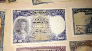 Lote Billetes Antiguos El Banco de España