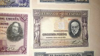 Lote Billetes Antiguos El Banco de España