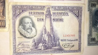 Lote Billetes Antiguos El Banco de España