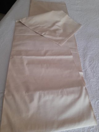 Sábana encimera cáñamo beige sin usar