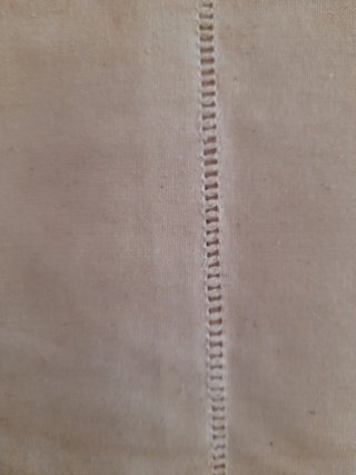 Sábana encimera cáñamo beige sin usar