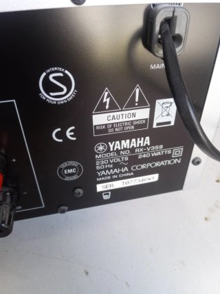 Equipo de Sonido Yamaha Receiver y Subwoofer
