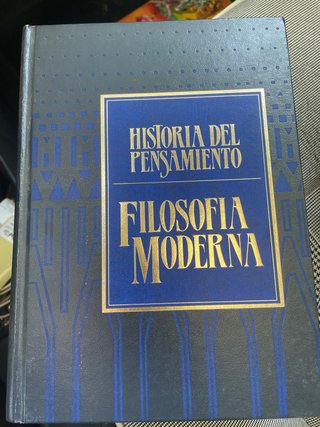 Libro historia del pensamiento, filosofia moderna