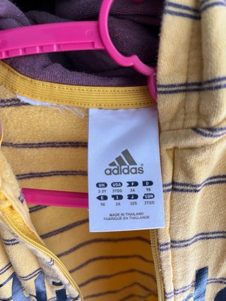 Sudadera Adidas infantil rayas