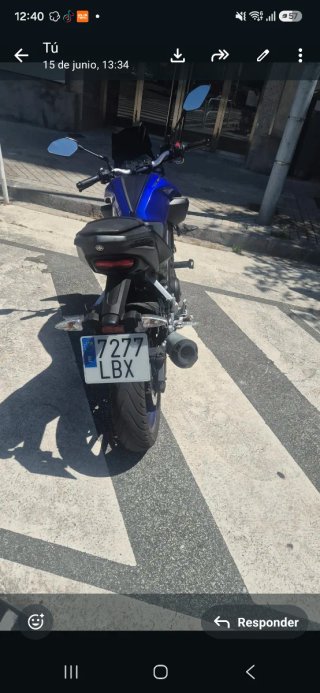 Yamaha MT-125 2019 Negra/Azul