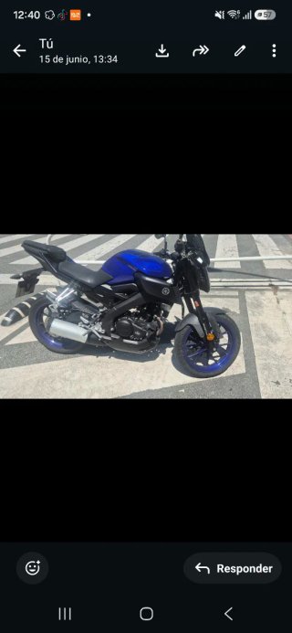 Yamaha MT-125 2019 Negra/Azul
