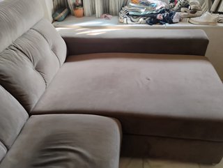 Sofá Chaise Longue Cama Marrón