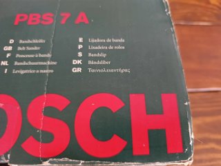 Lijadora Banda Bosch PBS 7 A 600W