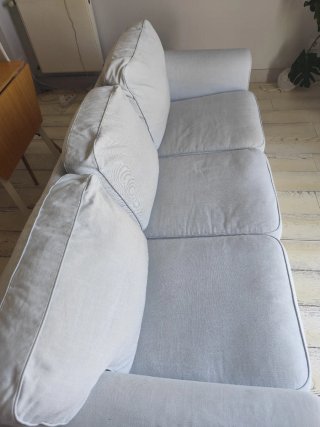 Sofá Ikea Ektorp 3 plazas azul