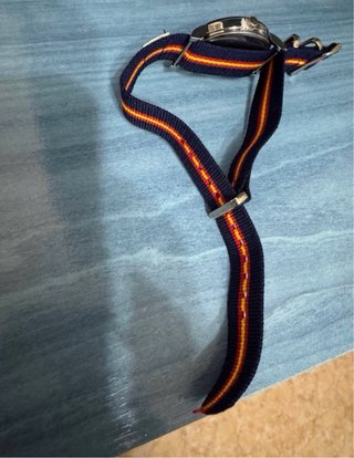 Reloj de pulsera con bandera de España