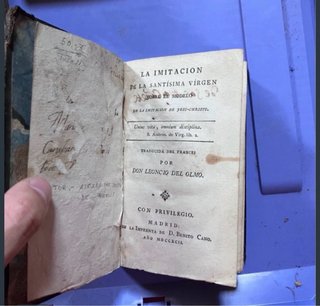 Soliloquio, Manuscrito e Imitación