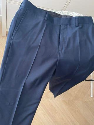 Traje de chaqueta azul hombre