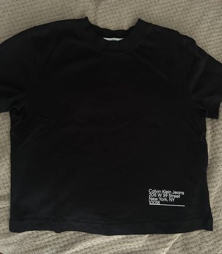 Camiseta Calvin Klein Jeans Negra Talla S