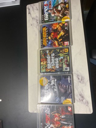 Pack 5 Juegos PS3: Far Cry 3, Duke Nukem, GTA IV,