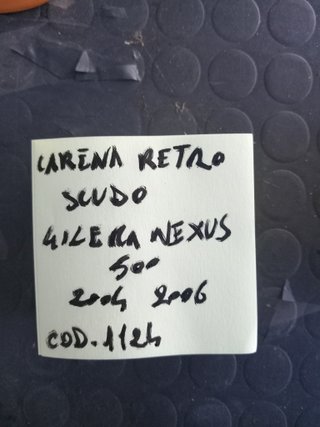 Carena Retroscudo Gilera Nexus 500 (2003-2005)