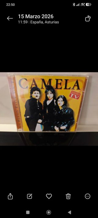 Lote Camela: 9 CDs y 3 Cassettes