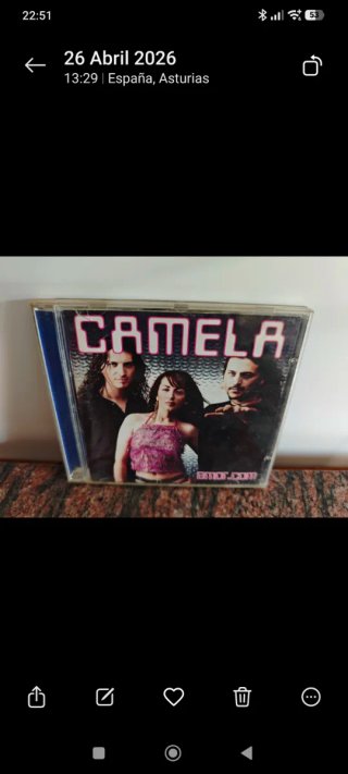 Lote Camela: 9 CDs y 3 Cassettes