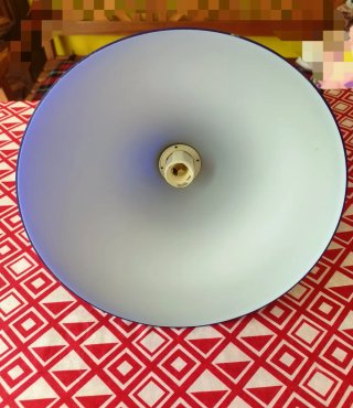 Lámpara de techo azul moderna