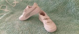 Zapatillas Puma Blancas Velcro