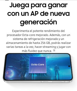 Samsung A56 5G 256GB Gris Claro Nuevo
