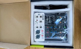 Mixer Audio V4 - 4 canali + bluetooth+ usb