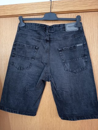 Pantalones cortos vaqueros negros Springfield
