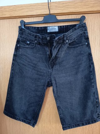Pantalones cortos vaqueros negros Springfield