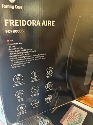 Lote 3 palets freidora de aire NUEVAS 3,5L