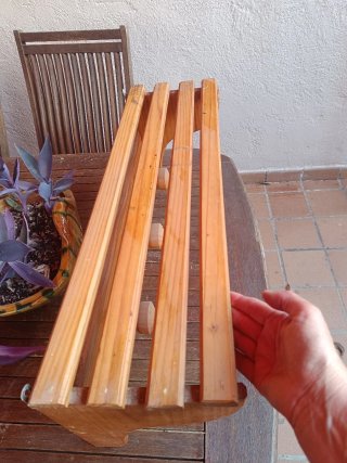 Perchero de madera