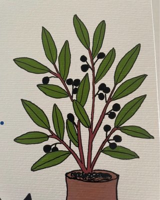 Pintura Original A4 "La Casa es Nuestra" - Ilustra