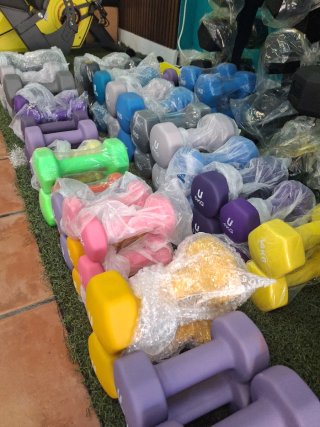 Set de pesas 2, 3, 4 y 5 kg