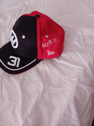 Gorra New Era Haas F1 Team Negra y Roja