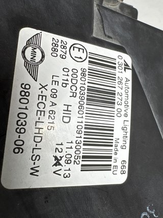FARO IZQUIERDO MINI Paceman (R61)(2012->)