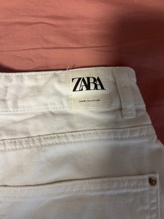 Falda pantalón Zara blanca Talla XS