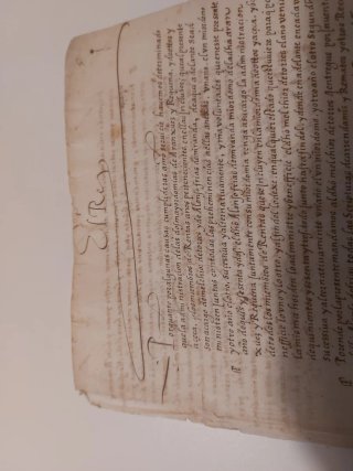 Firma  manuscrita Rey Felipe II Cédula Real 1562