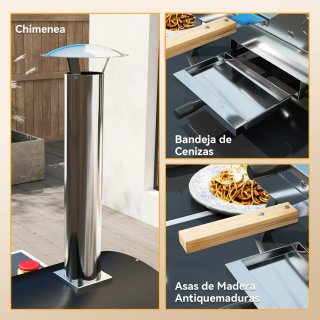 Horno Pizza Leña Mini Piedra Refractaria