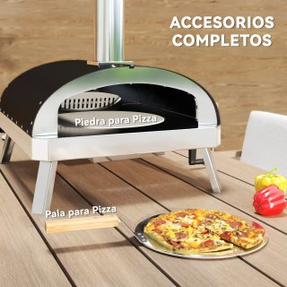 Horno Pizza Leña Mini Piedra Refractaria