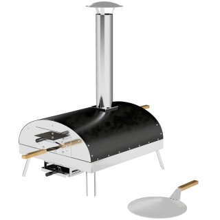 Horno Pizza Leña Mini Piedra Refractaria
