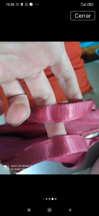 Mochila rosa mujer